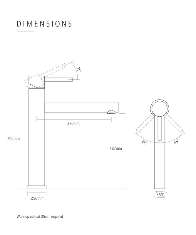 Caple ATL2/CH Atlanta Single Lever tap