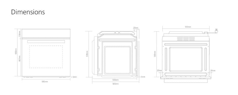 Caple C2101 Built In Single Oven (Discontinued)