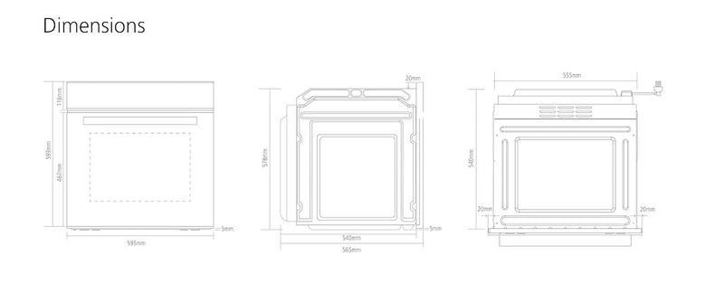 Caple C2362 Built In Single Oven (Discontinued)
