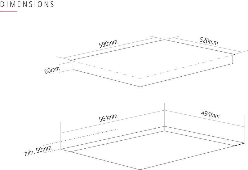 Caple C844I Induction Hob (Discontinued)