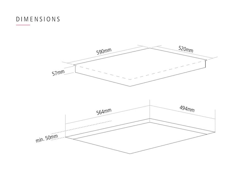Caple C847I Induction Hob (Discontinued)
