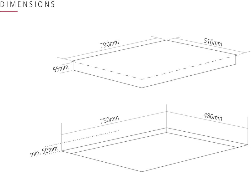 Caple C981G 5 Burner Gas hob (Discontinued)