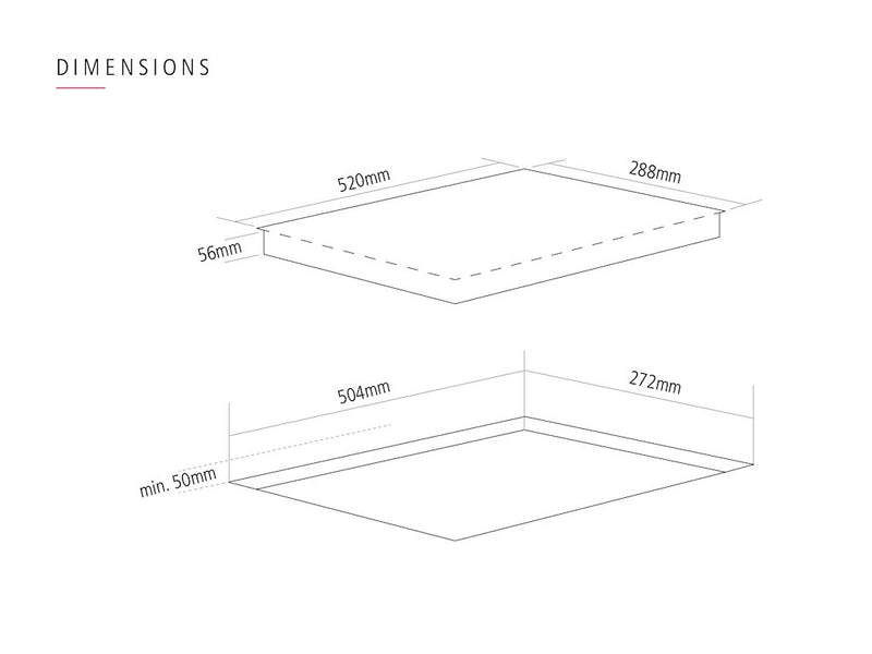 Caple C995I Induction Modular Hob (Discontinued)
