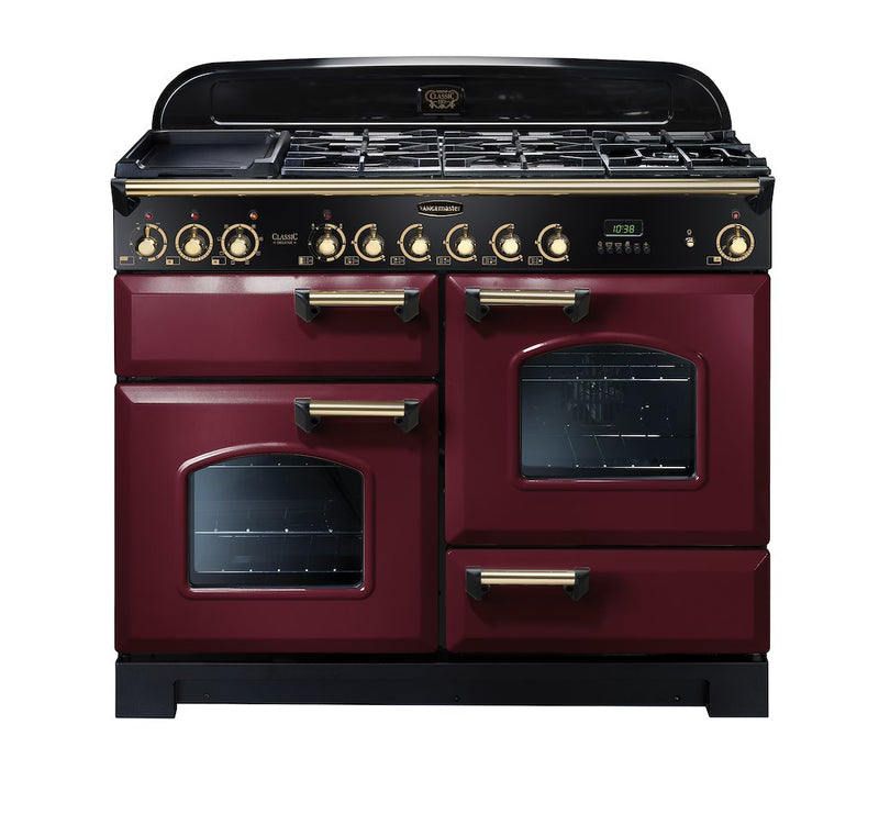 Rangemaster CDL110DFFCY/B 110cm Dual Fuel Range Cooker