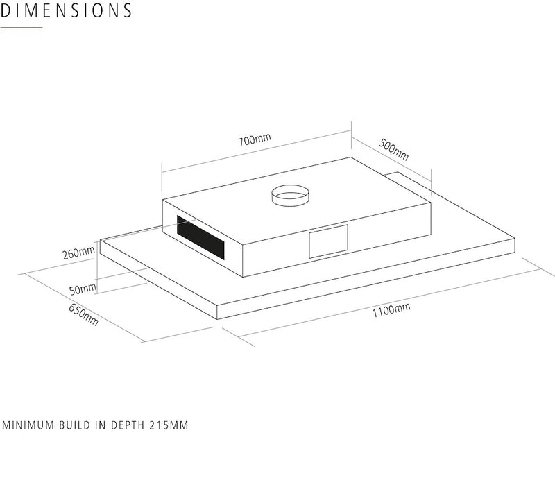 Caple CE1122SS Ceiling Extractor