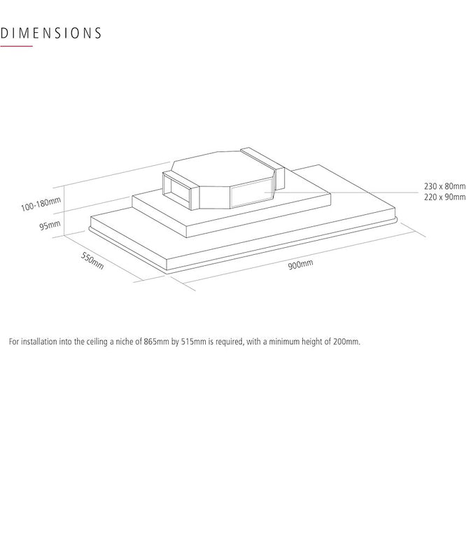 Caple CE920WH Ceiling Extractor (Discontinued)