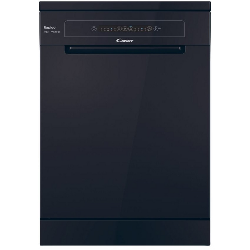 Candy CF3C9E0B-80 Candy Rapido 13 Place Setting Dishwasher - Black