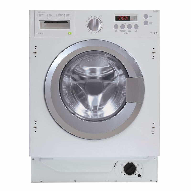 CDA CI981 8+6kg Integrated Washer Dryer