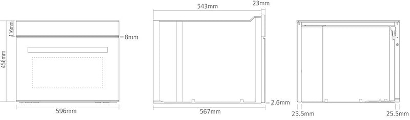 Caple CM108BK Built In Microwave (Discontinued)