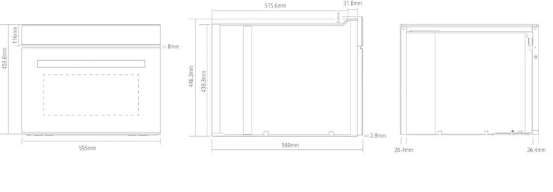 Caple CM111 Built-In Combination Microwave (Discontinued)