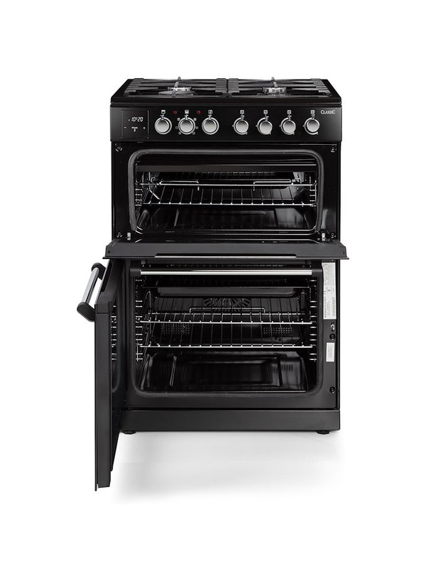 Rangemaster CLA60DFFBL/C 60cm Classic Dual Fuel Cooker