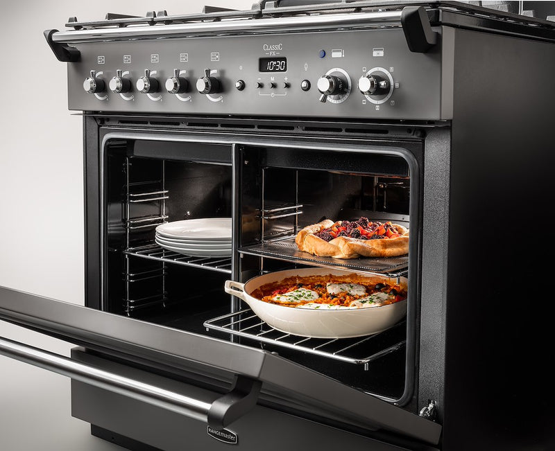 Rangemaster CLAS90FXDFFSL/C 90cm Dual Fuel Range Cooker