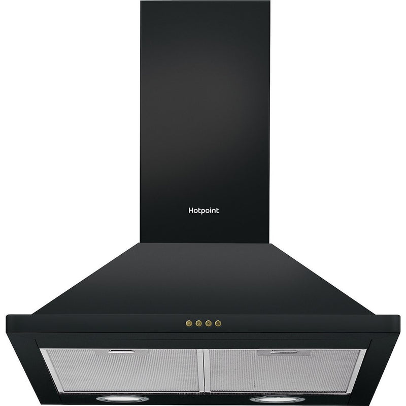 Hotpoint PHPN6.4FLMK 60cm Cooker Hood - Black (Discontinued)