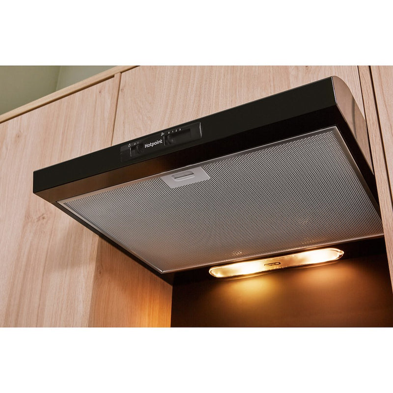 Hotpoint PSLMO 65F LS K Cooker Hood - Black