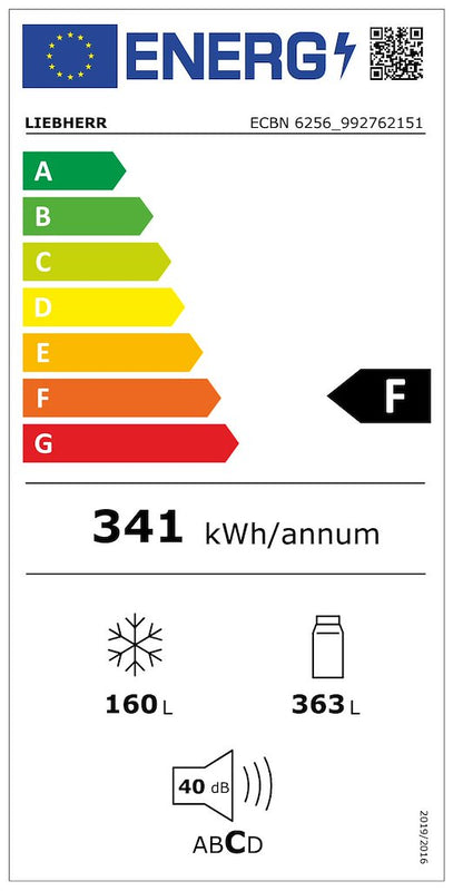 Liebherr ECBN6256 471L Integrated American Fridge Freezer (Discontinued)