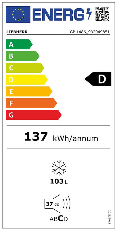 Liebherr GP1486 Low Frost Freezer (Discontinued)