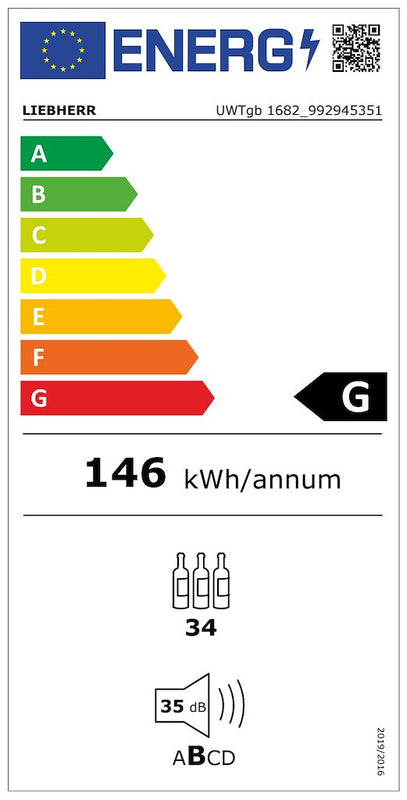 Liebherr UWTgb1682 34 Bottle Wine Cabinet (Discontinued)