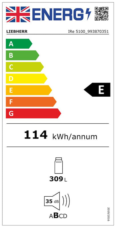 Liebherr IXRF5100 Integrated Side by Side Fridge Freezer (Discontinued)