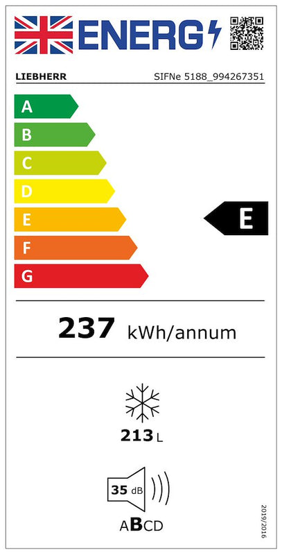 Liebherr IXRF5185 Integrated Side by Side Fridge Freezer (Discontinued)