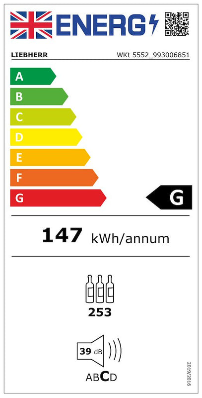 Liebherr WKt5552 253 Bottle Wine Cabinet (Discontinued)