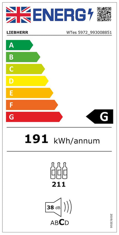 Liebherr WTes5972 211 Bottle Wine Cabinet (Discontinued)