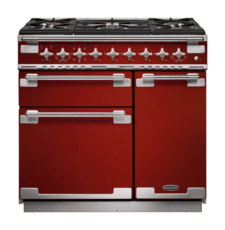 Rangemaster ELS90DFFRD/ 90cm Dual Fuel Range Cooker