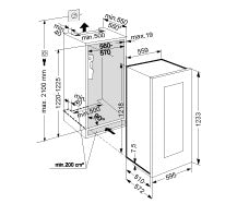 Liebherr EWTgw2383 51 Bottle 2-Zone Built-In Wine Cabinet (Discontinued)
