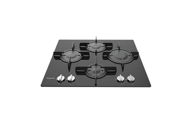 Hotpoint FTGHG 641 D/H BK Gas Hob - Black