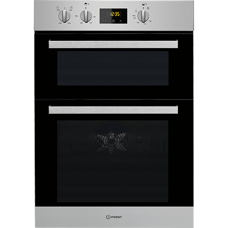 Indesit Aria IDD 6340 IX Electric Double Built-in Oven in Stainless Steel (Discontinued)