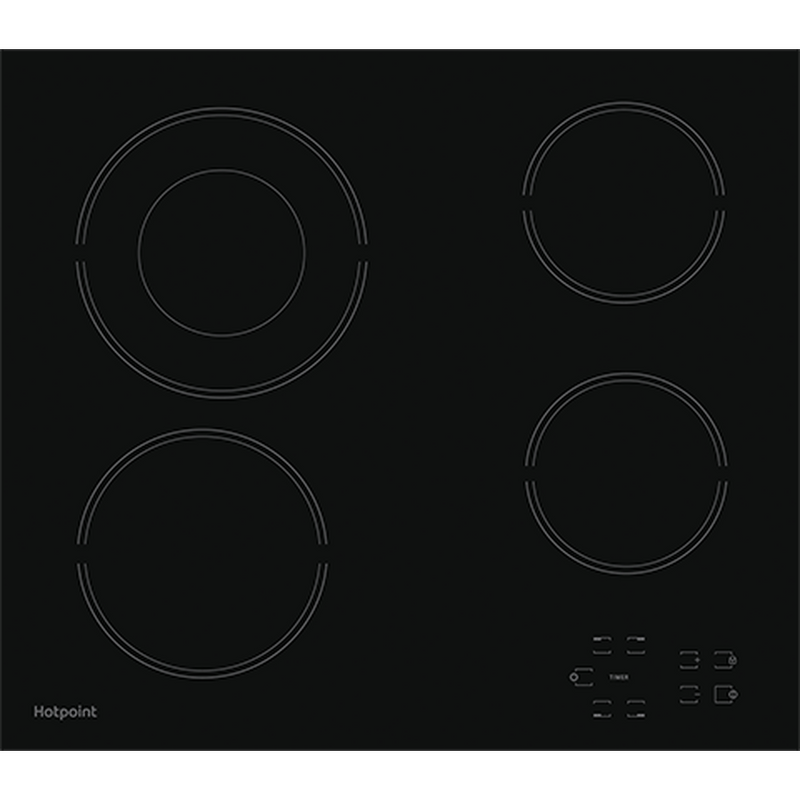 Hotpoint HR 612 CH Hob - Black