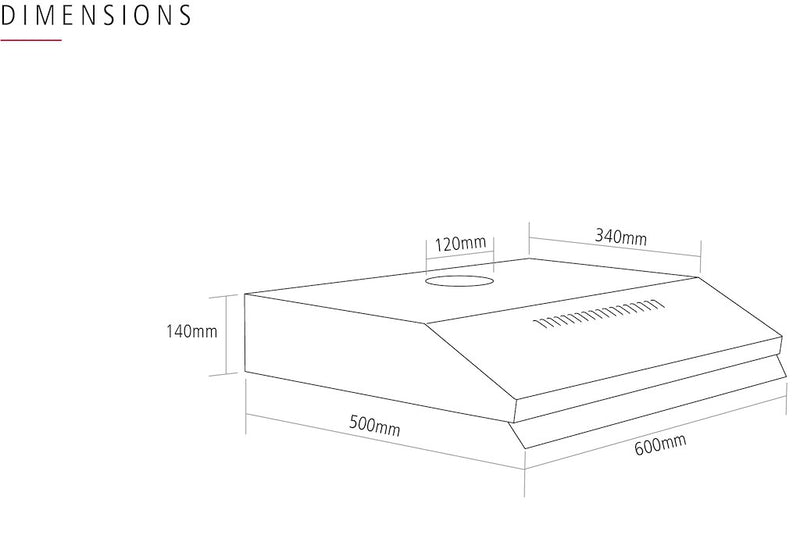 Caple FSCHSS9 Conventional Hood (Discontinued)