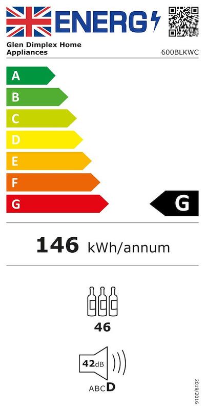 Stoves 600WC 46 Bottle Wine Cooler (Discontinued)