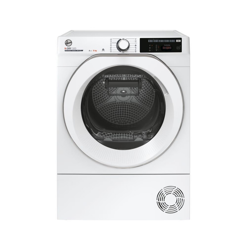 Hoover NDE H9A3TCE-80/N D-Dry 500 9kg Heat Pump Tumble Dryer - White (Discontinued)