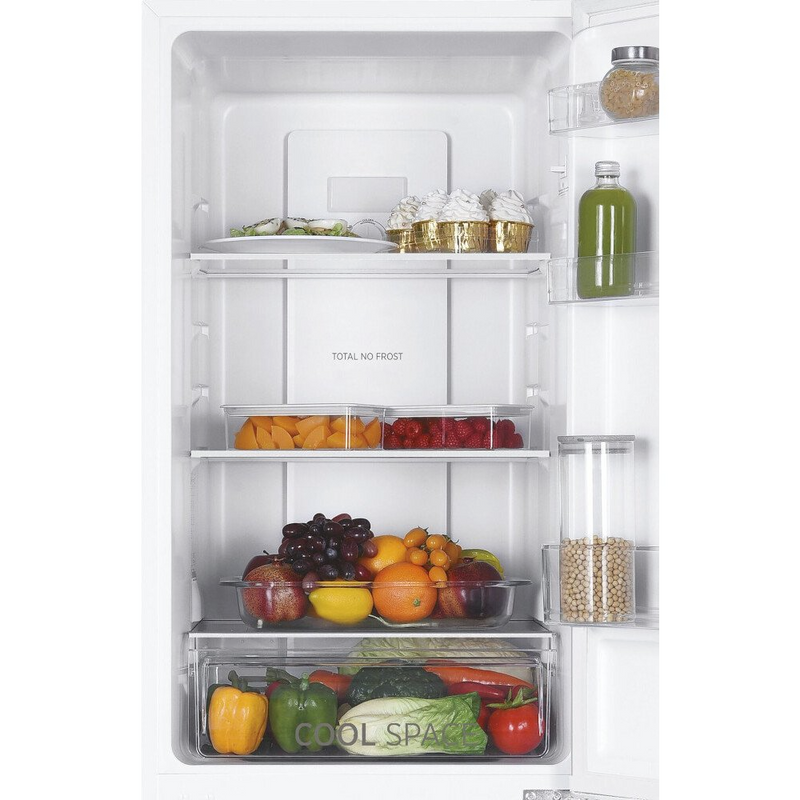 Hoover HOCH1T518FWHK Total No Frost Combi 55cm - White - F Rated