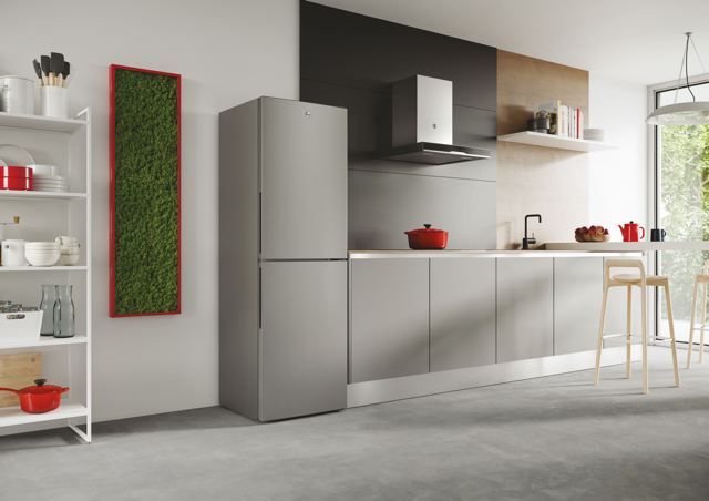 Hoover HOCT3L517ESK-1 Fridge Freezer - Silver - E Rated (Discontinued)