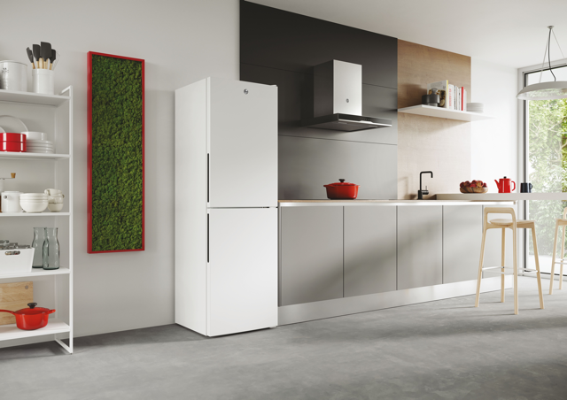 Hoover HVCT3L517EWKR-1 Fridge Freezer - White - E Rated (Discontinued)