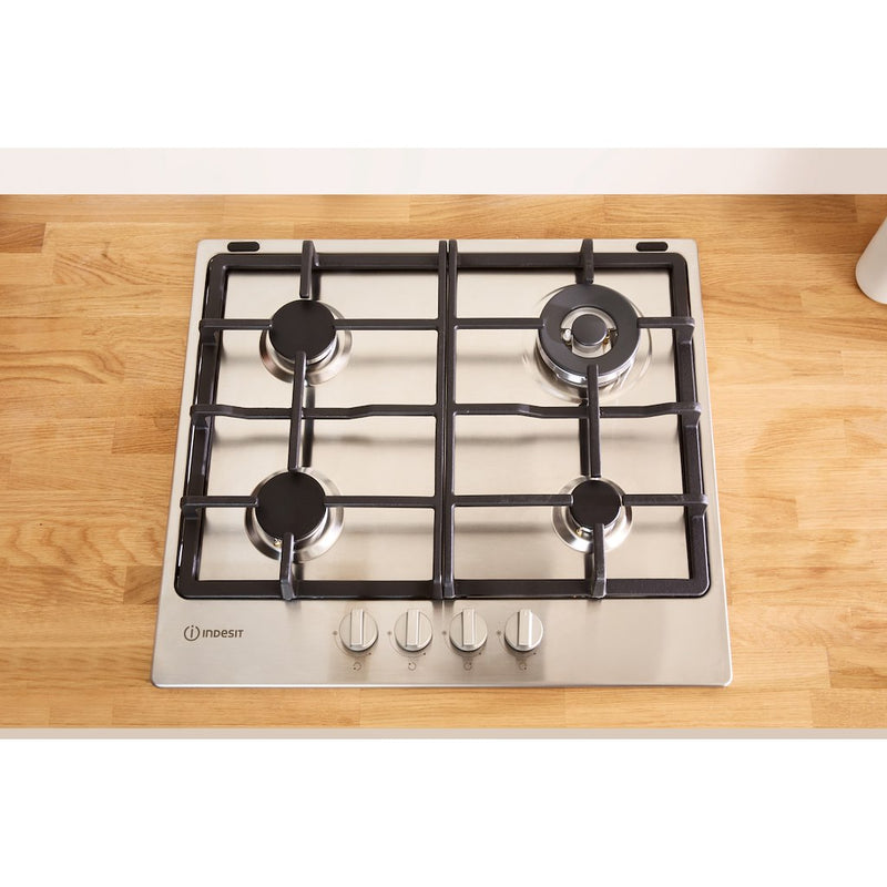 Indesit THP641WIXI Gas Hob - Inox (Discontinued)
