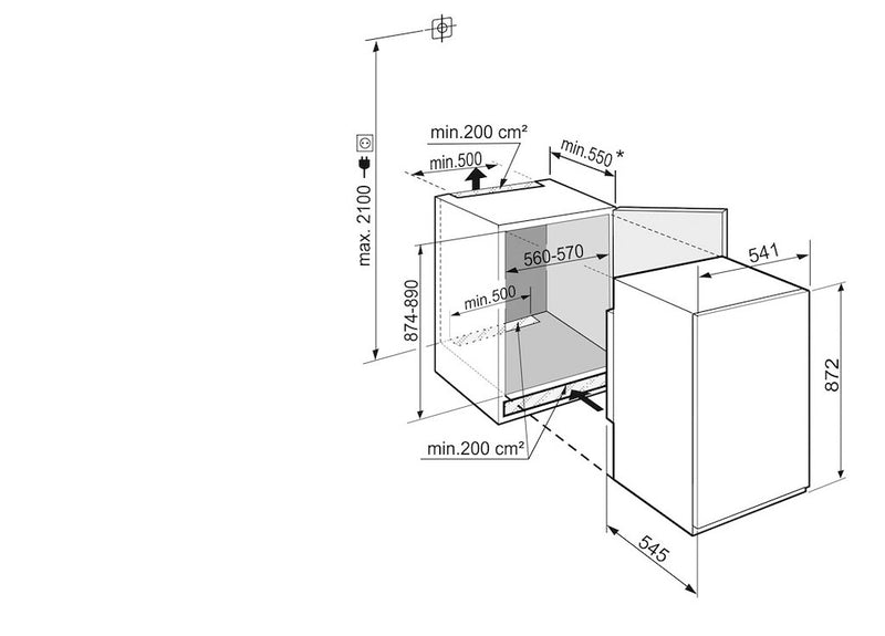 Liebherr IRSf3900 Fully Integrated Larder Fridge (Discontinued)