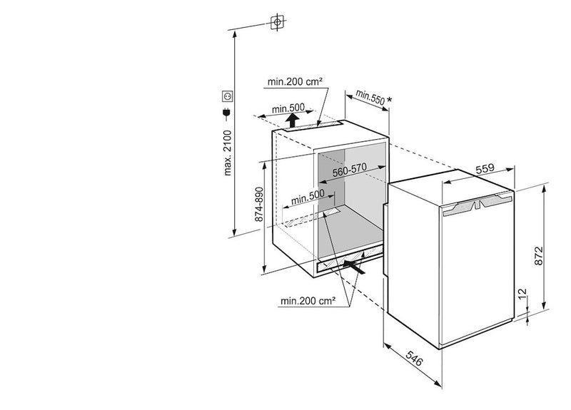 Liebherr IRf3900 Fully Integrated Larder Fridge (Discontinued)