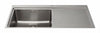 CDA KVF21RSS Single Bowl Flush-Fit Sink with Right Hand Drainer Thumbnail