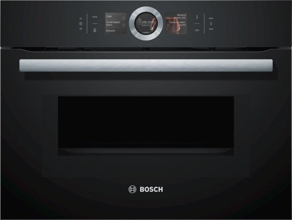 Bosch CMG656BB6B, Built-in compact oven with microwave function (Disco ...