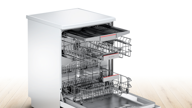 Bosch SMS46MW03G, Free-standing dishwasher (Discontinued)