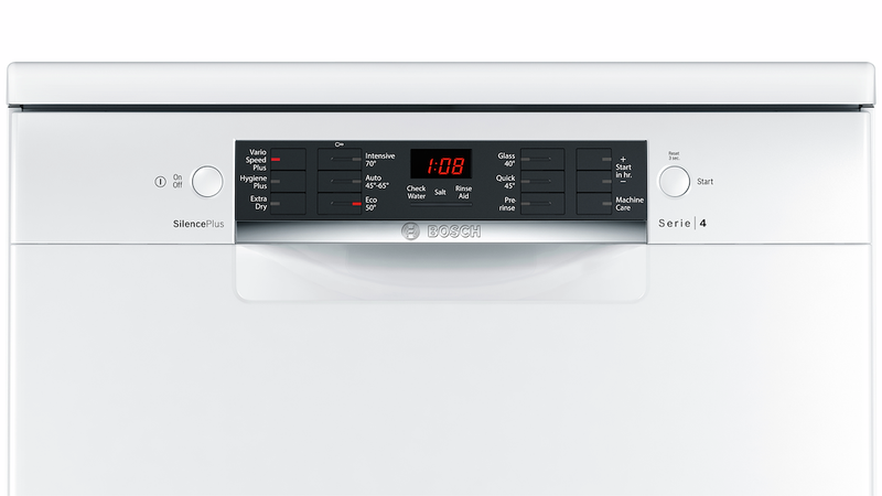 Bosch SMS46MW03G, Free-standing dishwasher (Discontinued)
