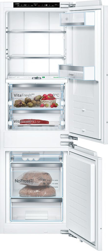 Bosch KIF86PFE0, Built-in fridge-freezer with freezer at bottom