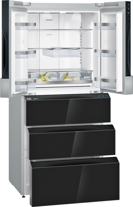 Siemens KF86FPBEA, French Door Bottom Mount Refrigerator, Glass door (Discontinued)