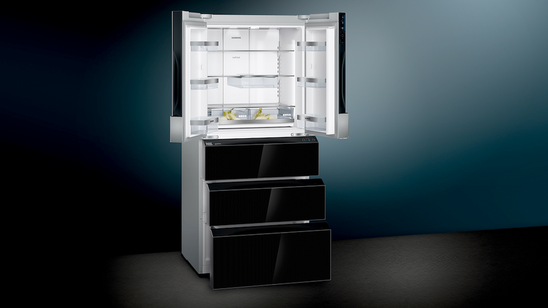 Siemens KF86FPBEA, French Door Bottom Mount Refrigerator, Glass door (Discontinued)