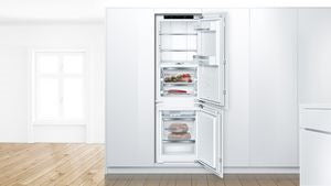 Bosch KIF86PFE0, Built-in fridge-freezer with freezer at bottom (Discontinued)