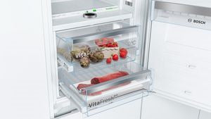 Bosch KIF86PFE0, Built-in fridge-freezer with freezer at bottom (Discontinued)