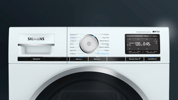 Siemens WT48XEH9GB, Heat pump tumble dryer (Discontinued)