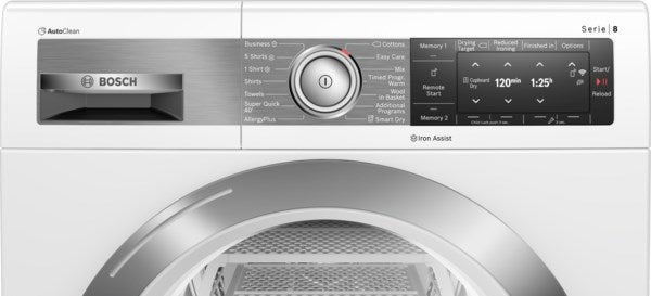 Bosch WTX88EH9GB, Heat pump tumble dryer (Discontinued)